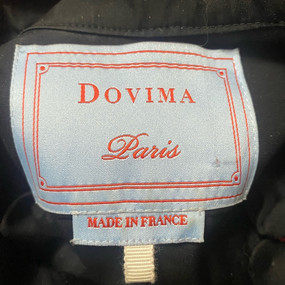 Dovima Paris Dress with Pink Trim and Bishop Sleeves - Picture 4 of 4